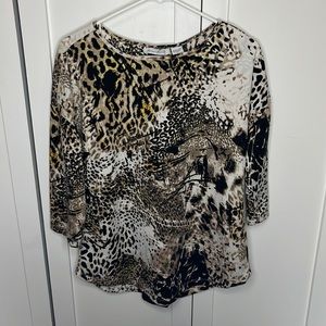 Animal Print Top